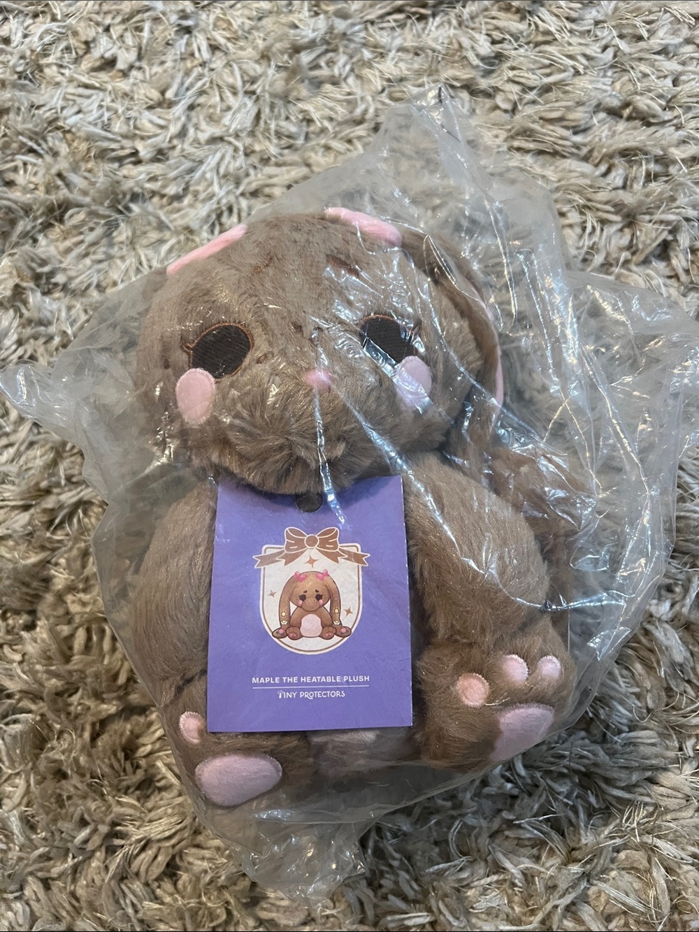 Tiny Protectors Maple The Bunny Heatable Plush - Picture 4 of 6